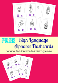 Includes words like you, me, please and more. Free Printable Flashcards Sign Language Alphabet Flashcards