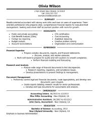 This is a great way to learn the job of an accountant. Resume Writing Services Accounting Accountant Resume Example