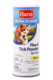 hartz ultraguard flea tick cat powder