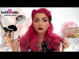 psychobilly hair and makeup tutorial