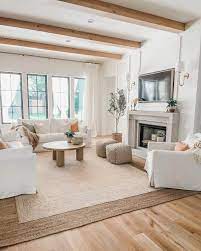 23 White Farmhouse Living Rooms For