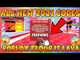 roblox the floor is lava codes