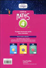 Mission indigo - cahier de maths - 4e (édition 2017) : Collectif -  2013953992 - Manuels scolaires | Cultura