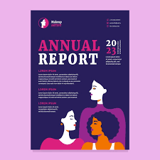 flat makeup artist annual report template