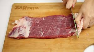wikihow com images thumb d d1 cut flank steak