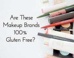 makeup companies who claim gluten free