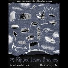free 21 torn photo brushes in abr