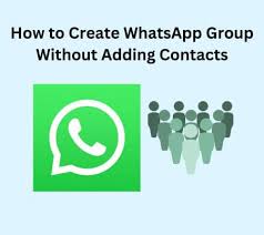 how to create whatsapp group without