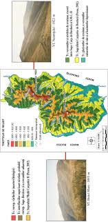 Tunisia altitudine harta (africa de nord și africa) pentru a imprima. MunÅ£ii Baiului Treptele De Relief Si Varfurile Cu Altitudinea MaximÄƒ Download Scientific Diagram