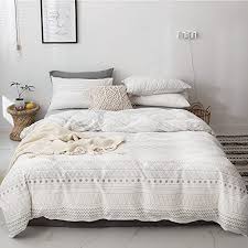 bbset boho white comforter sets