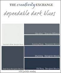 dependable dark blue paint colors