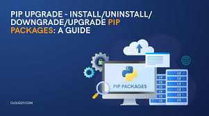 pip upgrade install uninstall