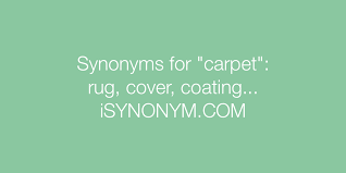 carpet synonyms isynonym