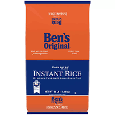 Mars Foodservice Uncle Bens Instant Rice 25 Pound gambar png