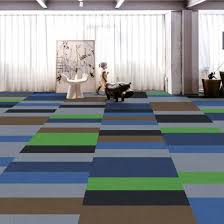 nylon 6 office modular carpet with pvc
