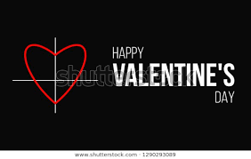 Heart Shape Math Chart Happy Valentines Stock Vector