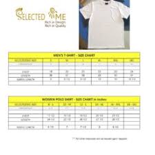 men s tshirts size guide and size charts