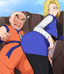 Krilln and Android 18's First Meeting