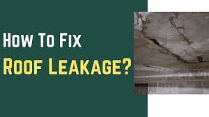 how to repair concrete roof leakage