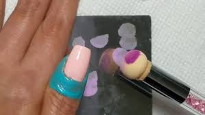 nail art sponge brush cleaning and