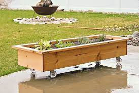 Diy Rolling Planter Box Taste Of The