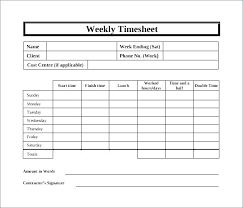 Lovely Fortnightly Timesheet Template Simple Bi Weekly