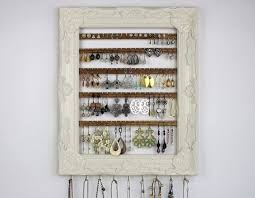 Jewelry Organizer Framed Earring Hanger