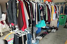 Buy and sell clothes racks on trade me. How To Organize Yard Sale Items