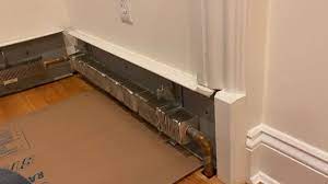 removing heat baseboards you