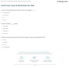 Answer this question about our latest pick, the fault in our stars by john green, for a chance to win a prize: where do hazel and augustus share their first kiss?submit your response on twitter with the hashtag #todaybookclub, and make su. Earth Facts Quiz Worksheet For Kids Study Com
