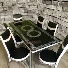 Shop allmodern for modern and contemporary dining tables to match your style and budget. Modern Digital Printed Glass Top Wooden Base Extendable Dining Table Set Dining Room Table Set Dining Furniture Dining Furniture Set Contemporary Dining Room Set à¤¡ à¤‡à¤¨ à¤— à¤Ÿ à¤¬à¤² à¤¸ à¤Ÿ Loyal Furnitures Coimbatore