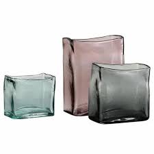 4 Inch Transpa Rectangle Glass Vase