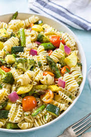 roasted vegetable pasta salad dairy