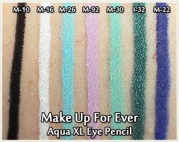make up for ever aqua xl eye pencils