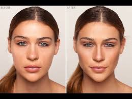 contouring and highlighting with powder
