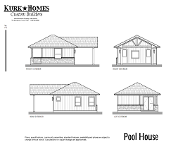 The Pool House Floor Plan By Texas
