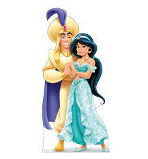 Cardboard People Aladdin and Jasmine Cardboard Cutout Standup - Disney :  Buy Online at Best Price in KSA - Souq is now Amazon.sa: Home