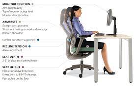 office ergonomics steps for proper