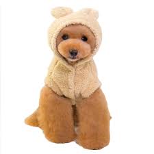 Amazon Com Nacoco Dog Soft Nap Costume With Bear Ears