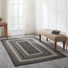 sawyer mill black white jute rugs with