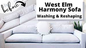 west elm harmony sofa re stuffing
