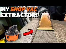 vac into a carpet extractor diy