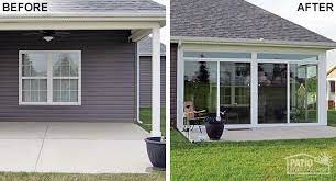 Patio Porch Conversion Sunroom