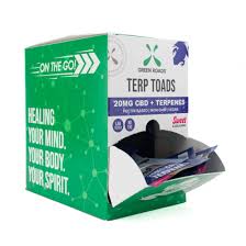 On The Go Terp Toads Gravity Dispenser 20mg By Green Roads