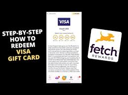 redeem visa gift card on fetch rewards
