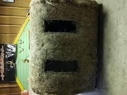 finally made a hay bale blind