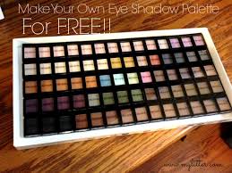 make your own eyeshadow pallet