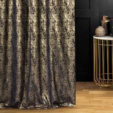 luxury black and gold curtains modern