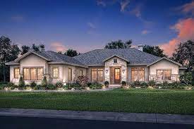 Plan 51983 Texas Ranch Style Home