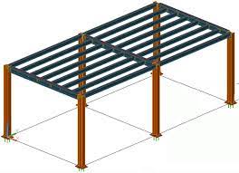 create floor beams advance steel
